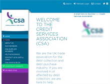 Tablet Screenshot of csa-uk.com